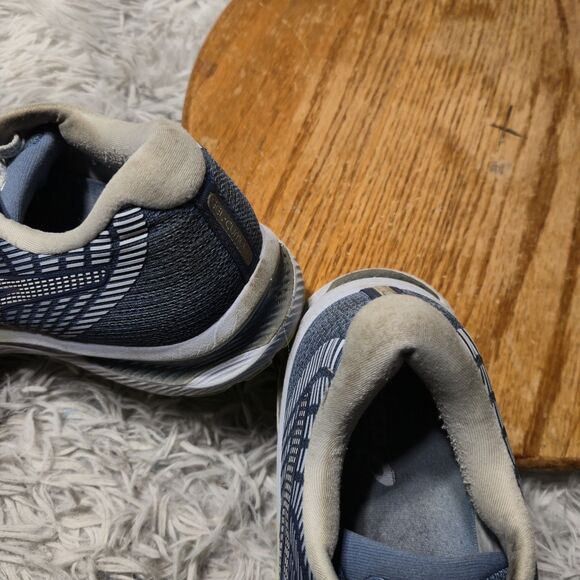 Asics Gel-Cumulus 22 Womens Size 9.5 Blue Lime Mesh Casual Lace Up Running Shoes - Picture 8 of 16